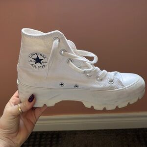 White converse shoes
